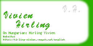 vivien hirling business card